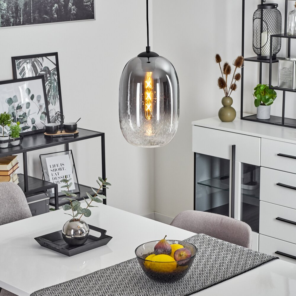 Putre Hängeleuchte Schwarz, 1-flammig main product photo