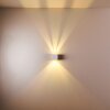 Jonava Außenwandleuchte LED Weiß, 2-flammig