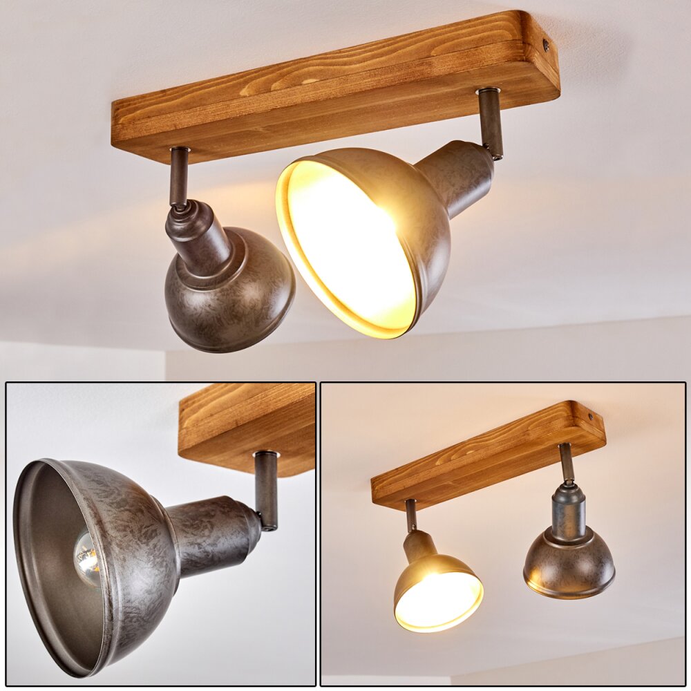 Tholen Deckenleuchte Braun, 2-flammig main product photo