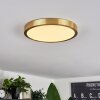 Finsrud Deckenpanel LED Gold, 1-flammig
