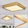 Finsrud Deckenpanel LED Gold, 1-flammig