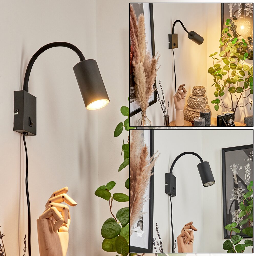 Javel Wandleuchte Schwarz, 1-flammig main product photo