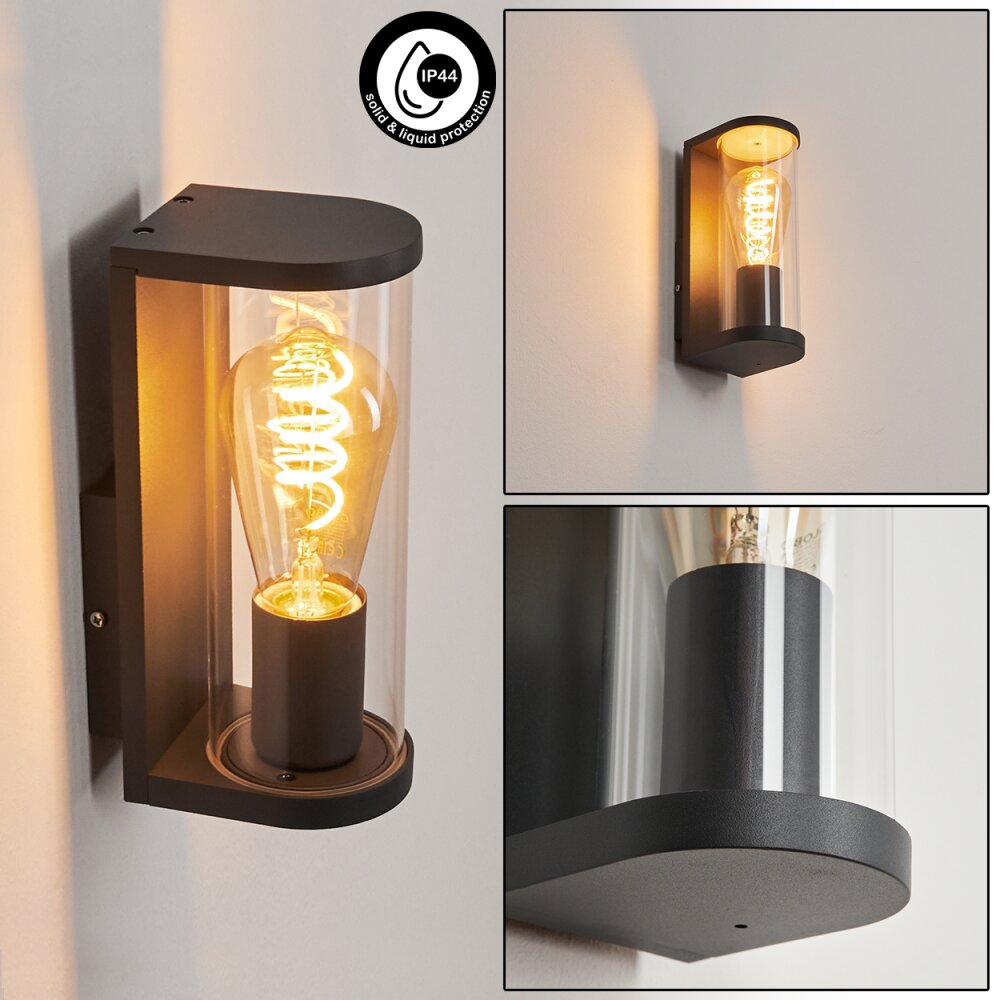 Radnor Außenwandleuchte Anthrazit, Grau, 1-flammig main product photo