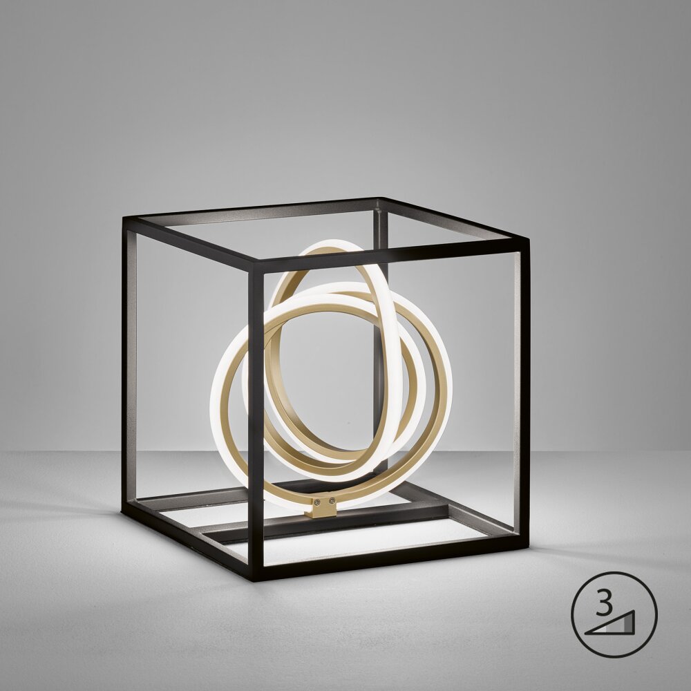 Fischer & Honsel Gisi Tischleuchte LED Schwarz, 1-flammig main product photo