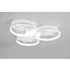 Trio Groovy Deckenleuchte LED Weiß, 1-flammig
