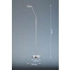 FHL easy Luna Stehleuchte LED Nickel-Matt, 1-flammig