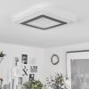 Wawo Deckenpanel LED Weiß, 1-flammig, Fernbedienung