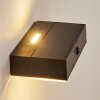Seilhac Solarwandleuchte LED Schwarz, 1-flammig, Bewegungsmelder