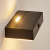 Seilhac Solarwandleuchte LED Schwarz, 1-flammig, Bewegungsmelder