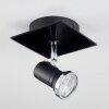 Lanrigan Deckenleuchte LED Chrom, Schwarz, 1-flammig