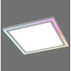 Leuchten Direkt EDGING Deckenleuchte LED Weiß, 1-flammig, Fernbedienung