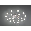 Trio Bullet Deckenleuchte LED Nickel-Matt, 21-flammig