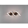 Trio Sequence Wandleuchte LED Aluminium, Schwarz, 1-flammig