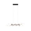 Trio Sequence Pendelleuchte LED Aluminium, Schwarz, 1-flammig