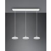 Trio Tray Pendelleuchte LED Weiß, 3-flammig