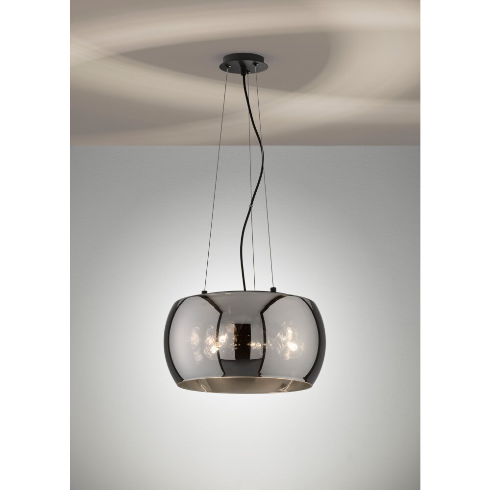 Fischer & Honsel Dima Pendelleuchte Schwarz, 3-flammig main product photo