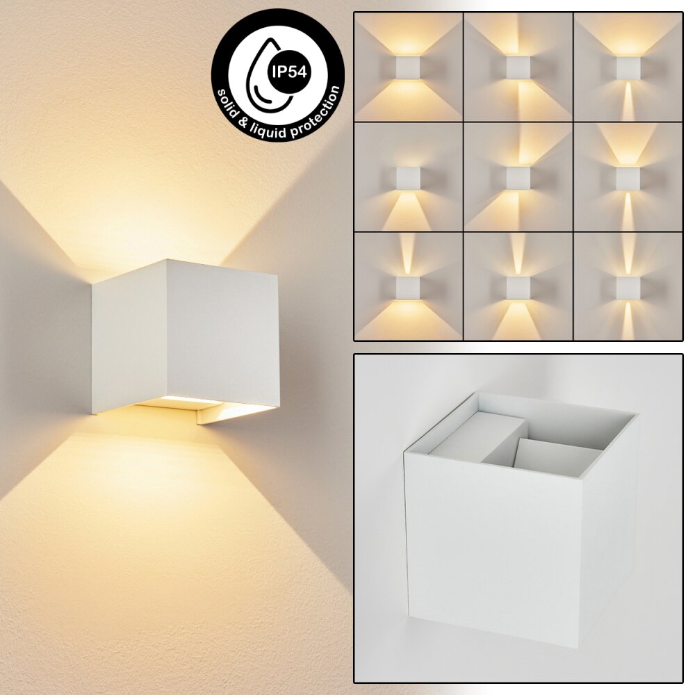 Tamarin Außenwandleuchte LED Weiß, 2-flammig main product photo