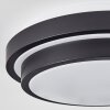 Subles Deckenleuchte Bad LED Schwarz, Weiß, 1-flammig, Bewegungsmelder