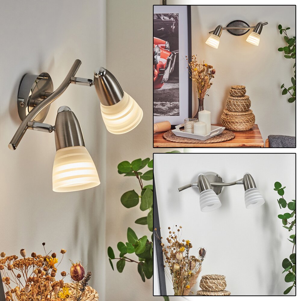 Chapod Wandleuchte Nickel-Matt, 2-flammig main product photo