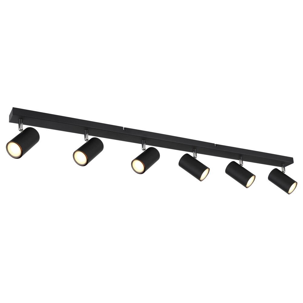 Globo ROBBY Deckenleuchte Schwarz, 6-flammig main product photo