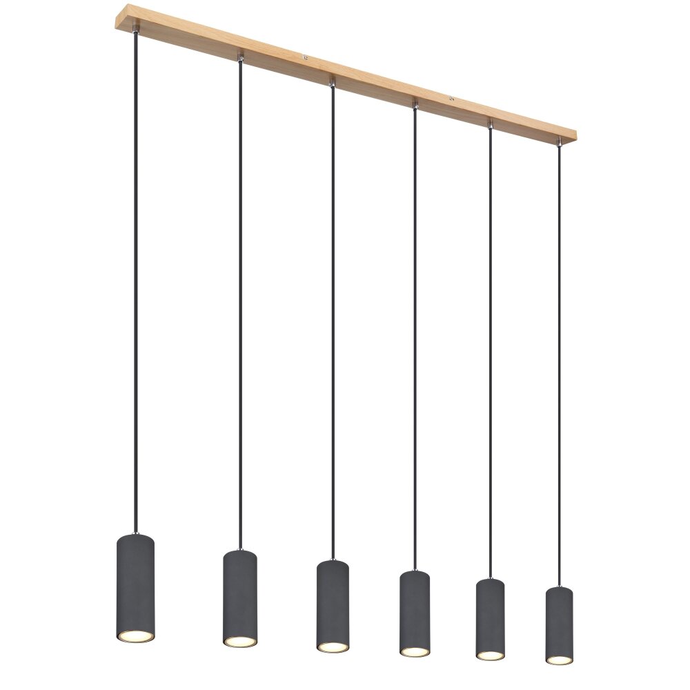 Globo ROBBY Hängeleuchte Schwarz, 6-flammig main product photo