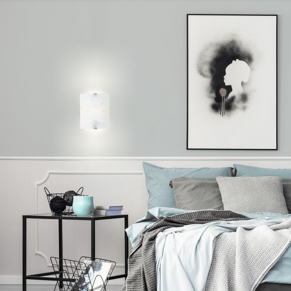 Brilliant Uja Wandleuchte Silber, 1-flammig main product photo