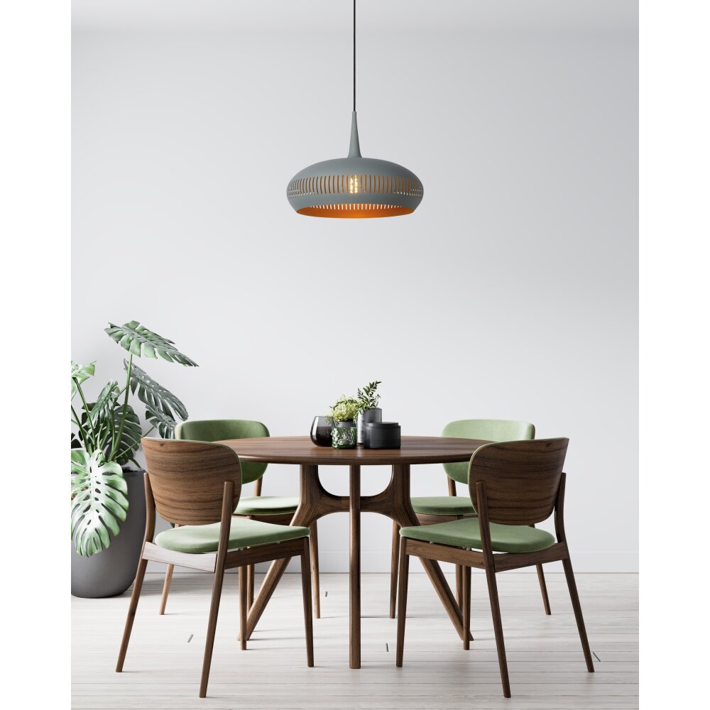 Lucide RAYCO Hängeleuchte Grau, 1-flammig main product photo