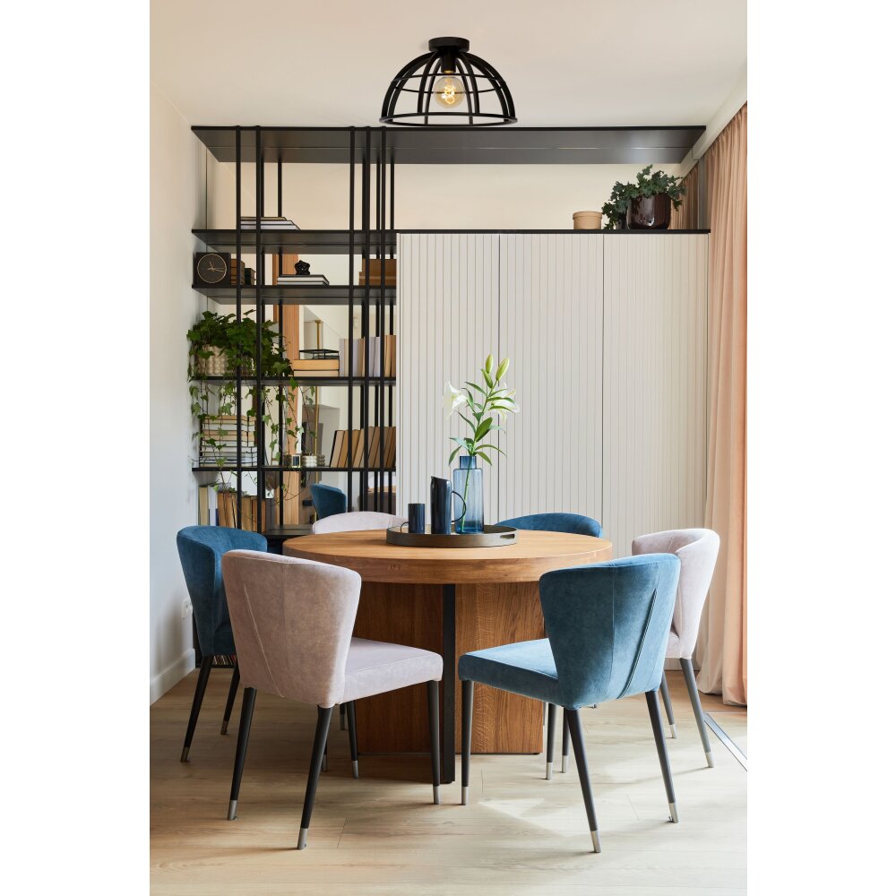 Lucide DIKRA Deckenleuchte Schwarz, 1-flammig main product photo