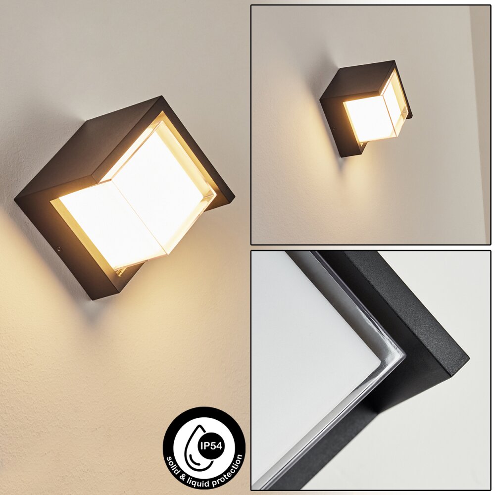 Vurey Außenwandleuchte LED Schwarz, 1-flammig main product photo