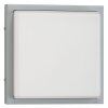 LCD Osser Außenwandleuchte Grau, 1-flammig, Bewegungsmelder