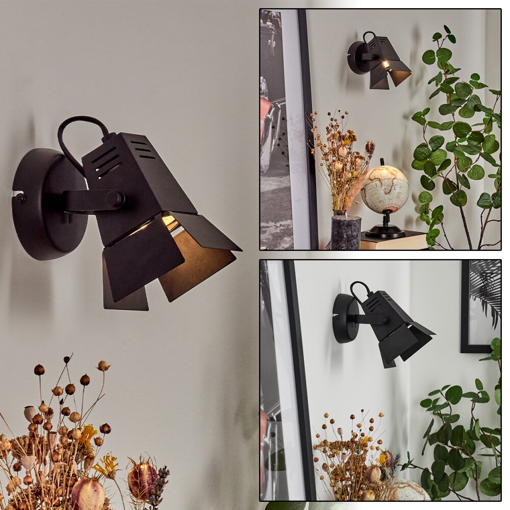 Isanay Wandleuchte LED Schwarz, 1-flammig main product photo