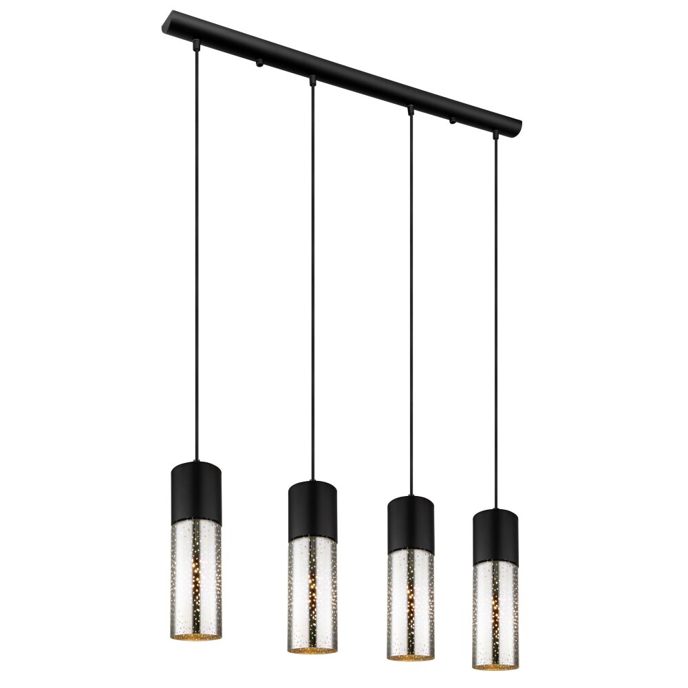 Globo ANNIKA Pendelleuchte Schwarz, 4-flammig main product photo