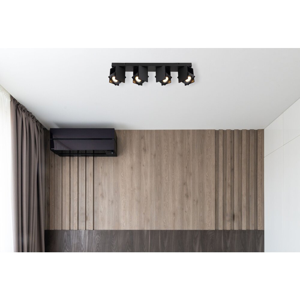 Globo RORY Deckenleuchte Schwarz, 4-flammig main product photo
