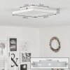 Audrieu Deckenleuchte LED Weiß, 2-flammig