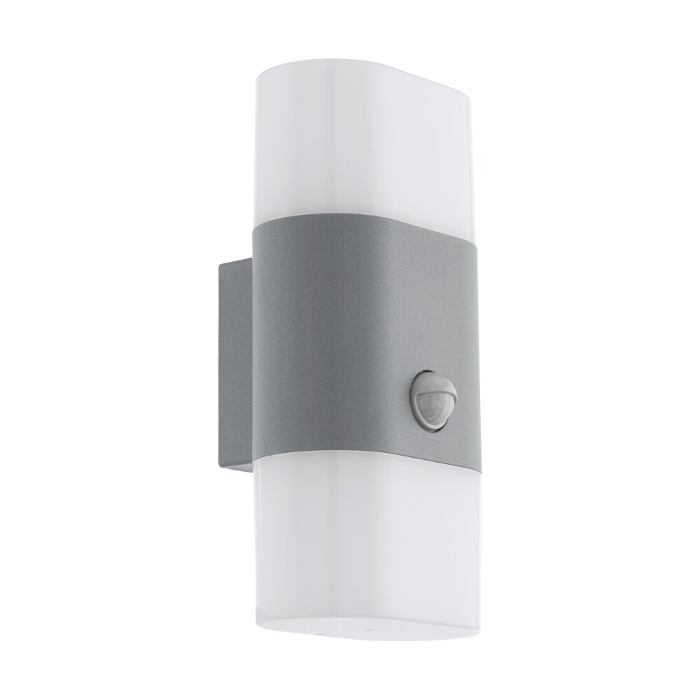 Eglo FAVRIA Außenwandleuchte LED Silber, 2-flammig, Bewegungsmelder main product photo