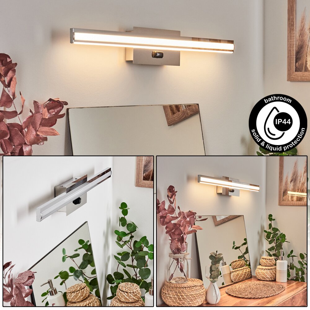 Aspers Spiegelleuchte LED Chrom, 1-flammig main product photo