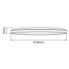 Brilliant Sorell Deckenpanel LED Schwarz, 1-flammig, Fernbedienung