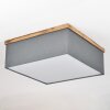 Lure Deckenleuchte Braun, Holzoptik, Schwarz, 3-flammig
