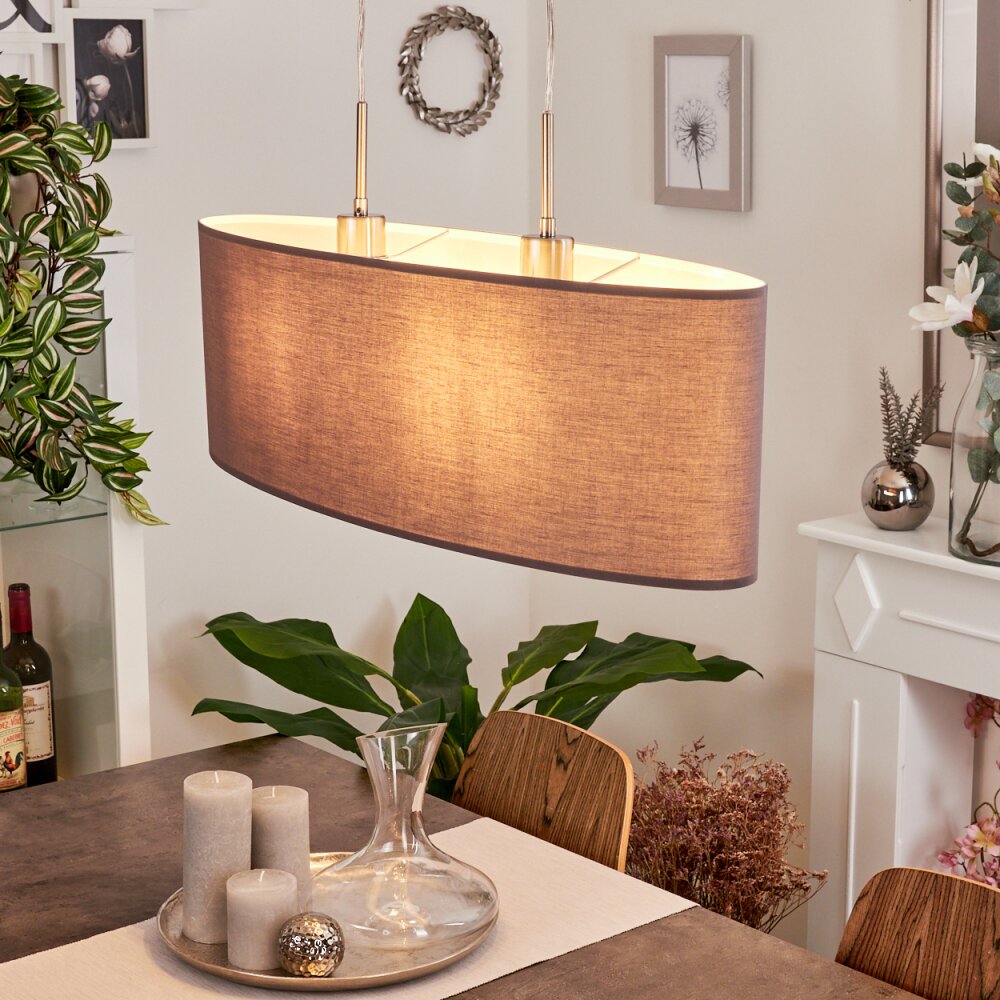 Domnom Pendelleuchte Nickel-Matt, 2-flammig main product photo