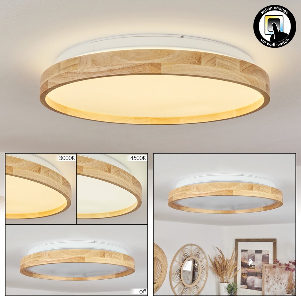 Menthonnex Deckenleuchte LED Weiß, 1-flammig main product photo