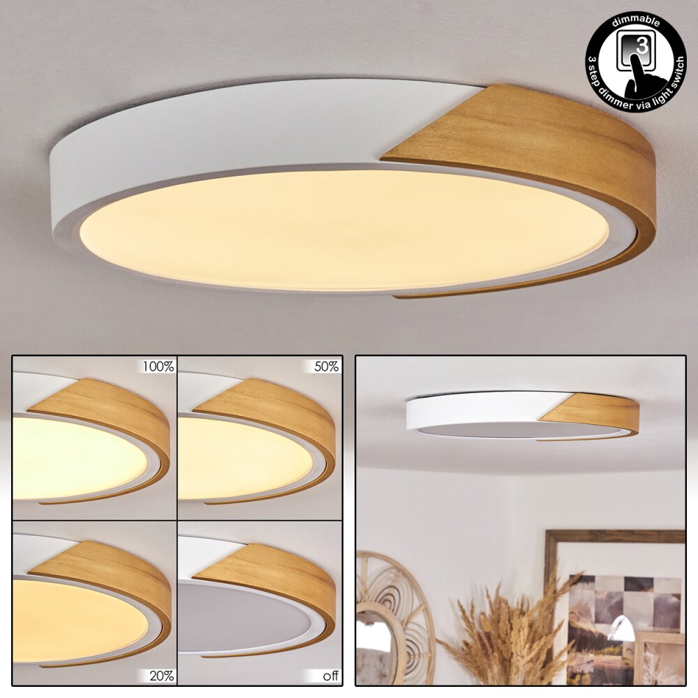 Pontchardon Deckenleuchte LED Weiß, 1-flammig main product photo