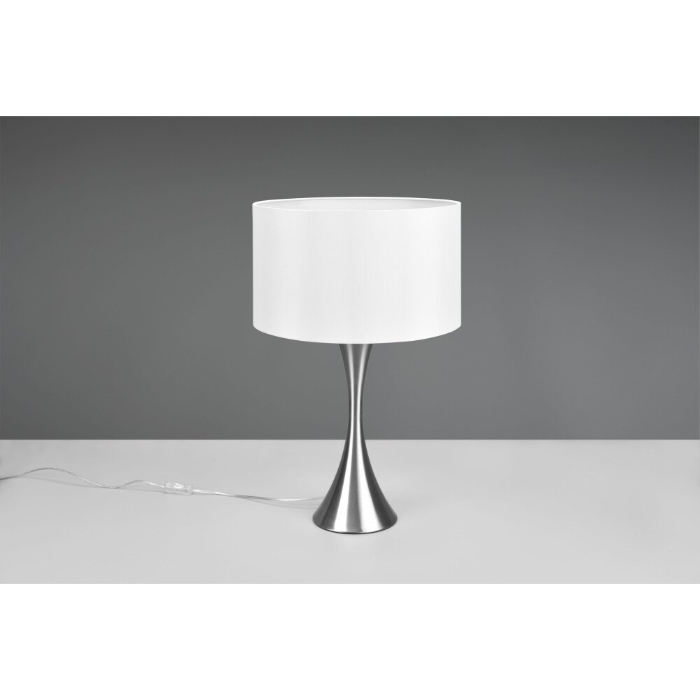 Trio Sabia Tischleuchte Nickel-Matt, 1-flammig main product photo