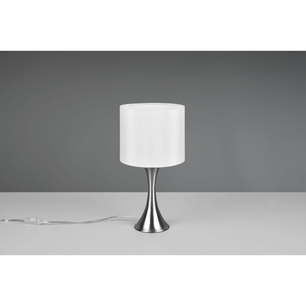 Trio Sabia Tischleuchte Nickel-Matt, 1-flammig main product photo