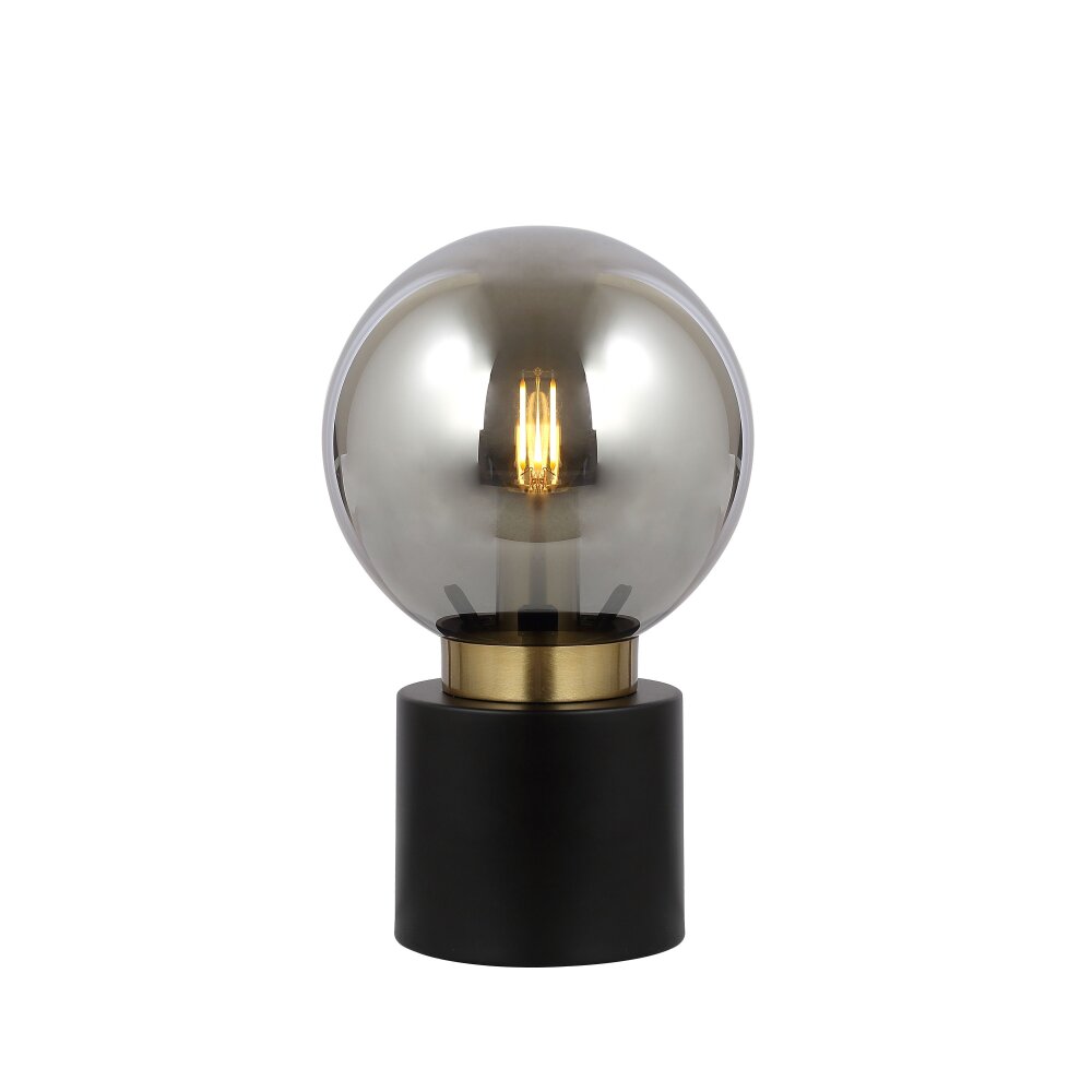 Globo MARKA Tischleuchte Messing, Schwarz, 1-flammig main product photo