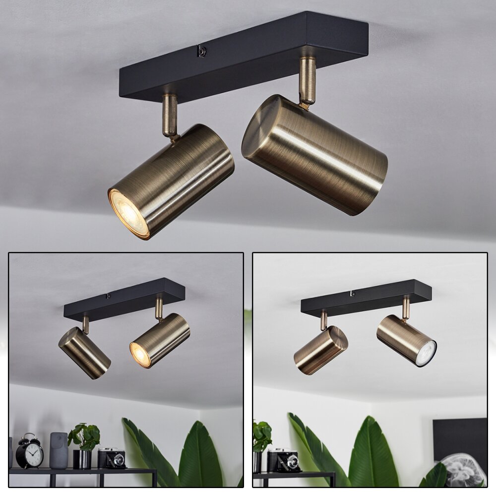 Javel Deckenleuchte Schwarz, 2-flammig main product photo