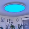 Montalba Deckenpanel LED Weiß, 1-flammig, Fernbedienung, Farbwechsler