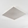 Madrier Deckenpanel LED Nickel-Matt, Weiß, 1-flammig, Fernbedienung