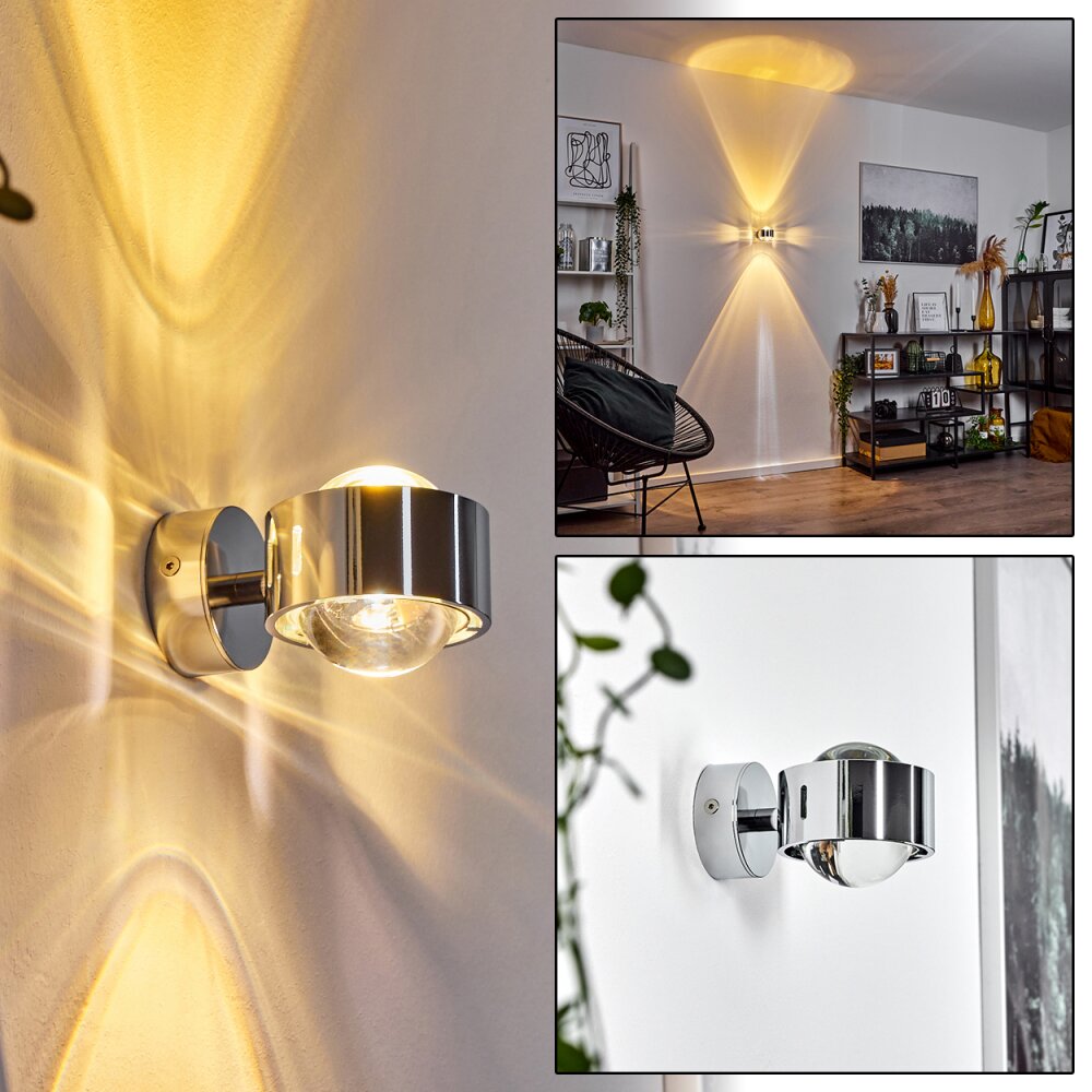 Sapri Wandleuchte Chrom, 1-flammig main product photo