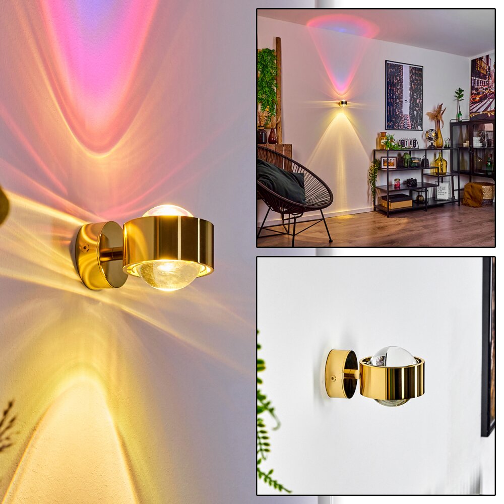 Sapri Wandleuchte Gold, 1-flammig main product photo