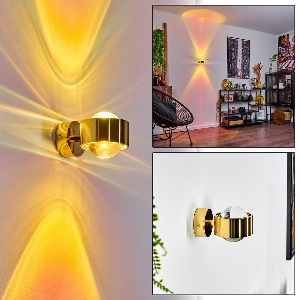 Sapri Wandleuchte Gold, 1-flammig main product photo